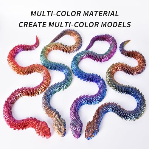 PINBALL Silk Tricolor PLA 3D Printer Filament 1.75mm Shiny Multi-Color Change by Angle Filament 3D Printing PLA Filament Dimensional Accuracy +/- 0.02mm 250g*4 - color: Pla-250g*4-multicolored-1, size: PLA-250g*4