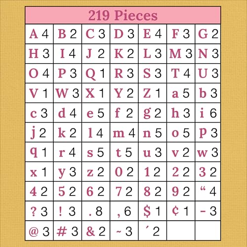 Carson Dellosa Boho Bulletin Board Letters 4", 219-pieces, Prepunched - color: Boho, size: 219 pieces