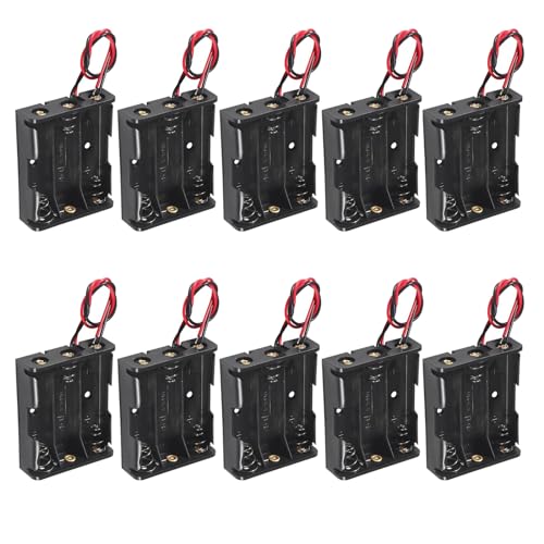 10pcs AA Battery Holder 3x1.5V AA Battery Holder 3 AA Battery Holder with Wires