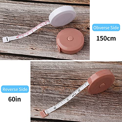 12 Pack Soft Retractable Measuring Tape - color: 12 pack