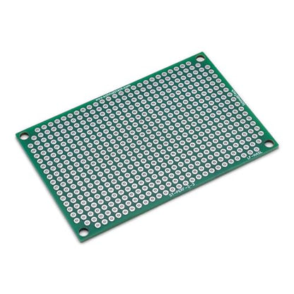 Double Sided LF HASL Perf Board, PCB Board, Electronic Circuit Board for DIY Prototype Circuit, FR4, Plated Through Hole Solder Prototype Board, ST-PERF-2-3 (2" x 3" - 2 Pack) - style: 2" x 3" - 2 Pack