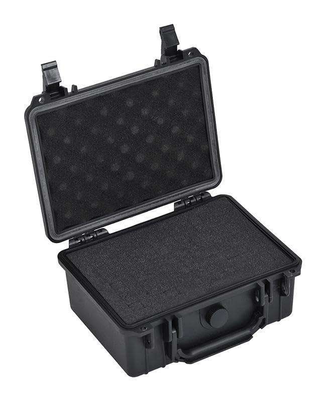 multicomp PRO Weatherproof Storage Case, 4.37" Width x 7.56" Height, 9.12" Depth, Plastic, Black