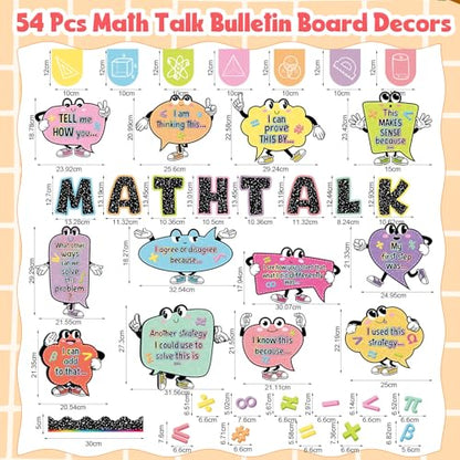 Honoson 54 Pcs Composition Notebook Math Bulletin Boards, Composition - style: Composition