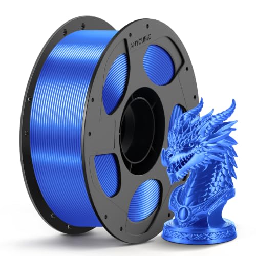 ANYCUBIC Silk PLA Filament 1.75mm, 1KG, Silk Blue - color: 1kg Silk Blue