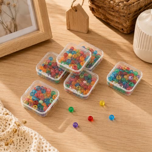 Bead Organizer Box, 31‑Pcs Small Plastic Storage Box, Mini Plastic