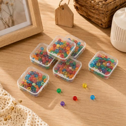 Bead Organizer Box, 31‑Pcs Small Plastic Storage Box, Mini Plastic