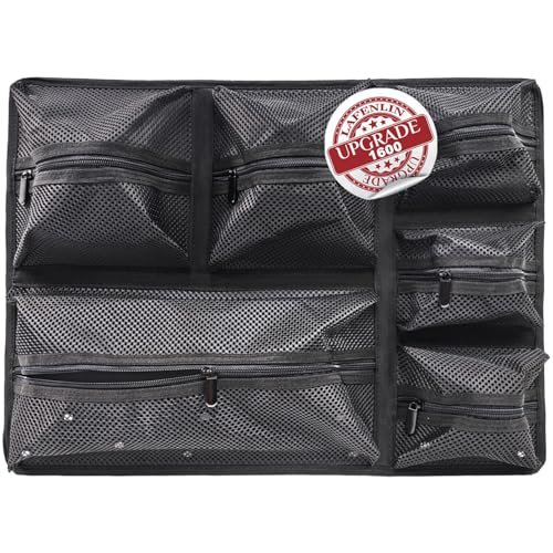 LAFENLIN Lid Organizer for Pelican 1600 Case, Hook & Loop (Screws Inc.) - color: 1600 lid organizer-Circular Mesh