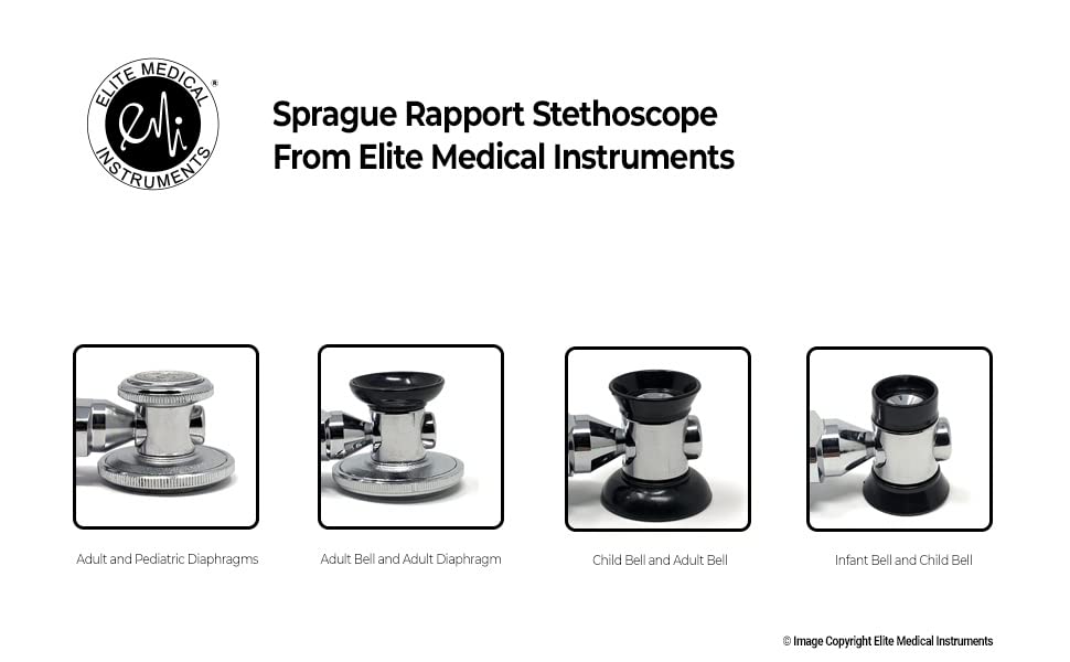 EMI Professional Deluxe Aneroid Sphygmomanometer and Sprague Rappaport Stethoscope Set Kit #330 (Pink) - color: Pink