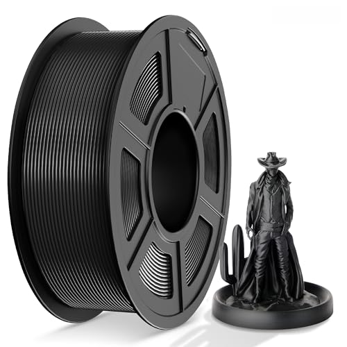 TECBEARS PLA+ Filament 1.75, 1kg Black - color: 1kg Black