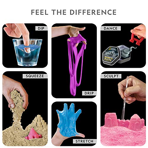 National Geographic Mega Sensory Science Kit with Slime, Moon Sand & Putty - style: Sensory Science