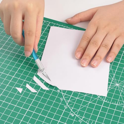 DIYSELF 8in×6in Cutting Mat, A5 Cutting Mat for Sewing, Fabric Craft Mat - color: Green, size: 8"L x 6"W