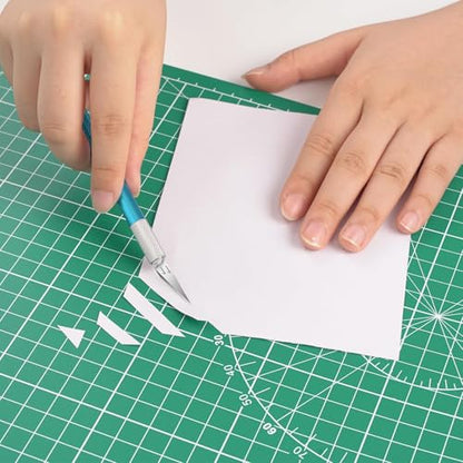 DIYSELF 8in×6in Cutting Mat, A5 Cutting Mat for Sewing, Fabric Craft Mat - color: Green, size: 8"L x 6"W