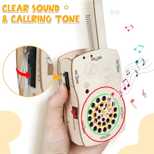 Stem Projects Walkie Talkies Toys for Boys Age 8-12 12-14 Science Kit