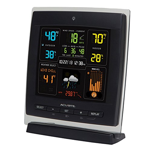 AcuRite Notos (00622MCB) Weather Station with Dark Display - color: Reverse Color