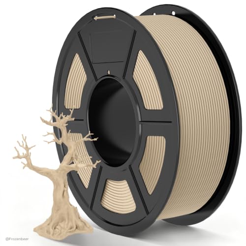 TECBEARS Matte PLA Filament 1.75mm, 1kg Oak - color: 1kg Oak