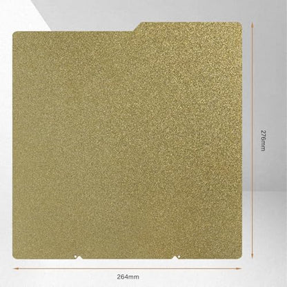 Double Sided Textured PEI Build Plate for Kobra S1 264x276mm Spring Steel Sheet Magnetic Heated Bed Plate - color: Double side PEI, size: 276*264mm Kobra S1
