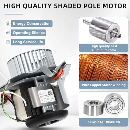 Criditpid J238-150-15217 HC21ZE127 HC21ZE127A Furnace Draft Inducer Motor Replacement for Carrier Bryant Payne Inducer Motor. - size: HC21ZE127A