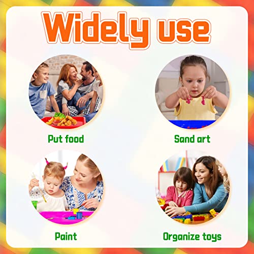 10 Pack Large Size Plastic Art Trays,13.4 * 9.8 * 1 inch - size: Large