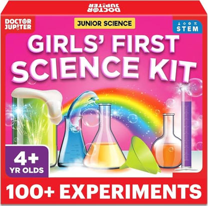 Doctor Jupiter Girls' First Science Experiments Kit for Kids Ages 4+ - style: Girls' First Science Kit: 4+