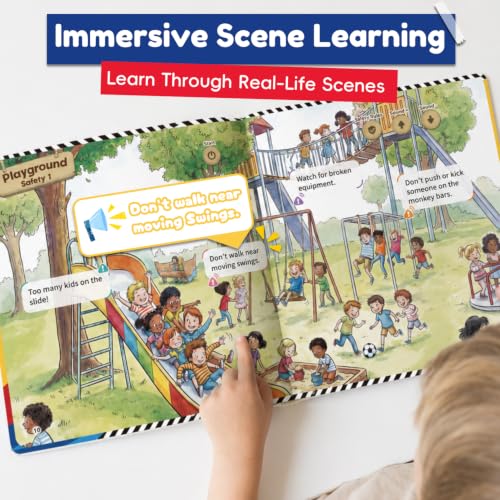 Safety Sound Book for Toddlers, Interactive Educational Toy
