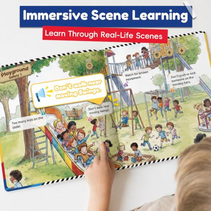 Safety Sound Book for Toddlers, Interactive Educational Toy