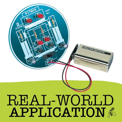 Pitsco Education Blinky Robot Soldering Kit Getting Started Classroom Package, STEM Projects for Kids Ages 13 & Up, Circuitry Kits, STEM Educational Construction Kits, Bulk Pack of 30 Kits