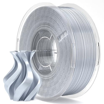ELEGOO PLA Filament 1.75mm Silk Silver Grey 1KG 3D Printer Filament - color: Silk Silver Gray
