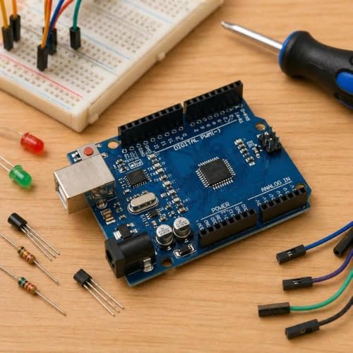 480PCS Electronics Kit and Breadboard Kit with UNO R3 Compatible Board