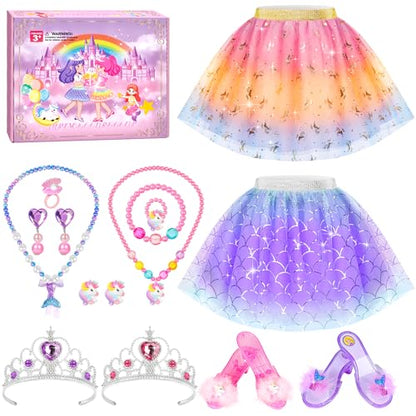 17 PCS Bug Catching Kit Bug Catcher for Kids, Princess Dress Up Shoes Set
