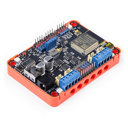 Maker-ESP32 Dev Board, 3.5A Motor Driver (4 DC/2 Stepper/4 Servo), 2.4GHz WiFi & Bluetooth, ESP32-WROOM-32E Microcontroller, LEGO Compatible, Arduino & MicroPython Support for Robotics DIY STEM - color: Brick-Ready Kit