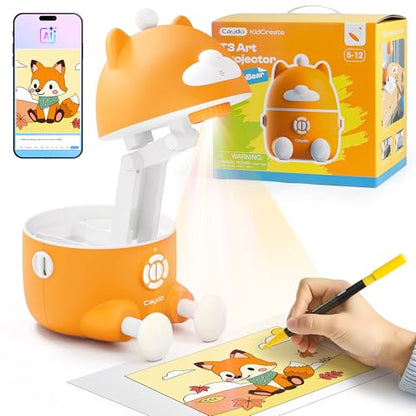 Caydo T3 AI Drawing Projector, Christmas & Birthday Gift for Kids Ages 5+ - color: T3 Drawing Projector