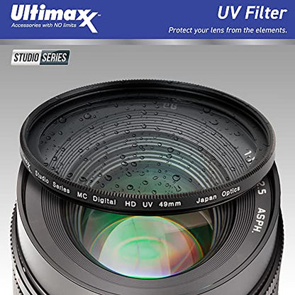Ultimaxx 420-800mm (w/Converter 840-1600mm) f/8.3-16 Manual Telephoto Zoom T-Mount Lens Kit for Nikon D700, D750, D780, D800, D810, D850, D3500, D3400, D5200, D5300, D5500, D5600, D7100, D7200 &More