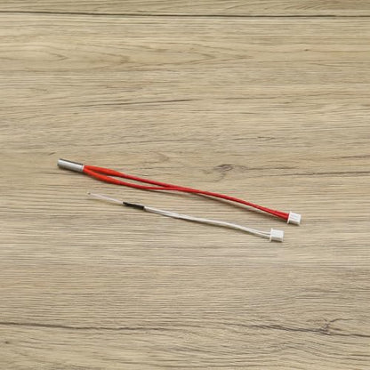 ECSiNG Set of 4 3D Printer Heating Rod Thermistor Kit 12V 40W Heating Rod Thermistor Temperature Sensor Compatible with Anycubic Mega i3 Mega Pro 3D Printers Parts