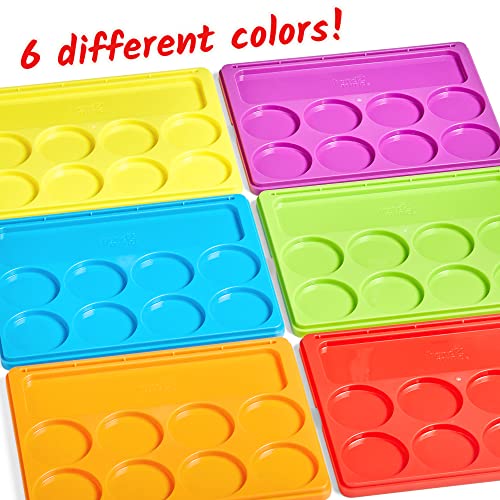 hand2mind Little Minds at Work Sound Segmenting Trays + Magnetic Wands for Early Literacy and Science Exploration (Set of 6)