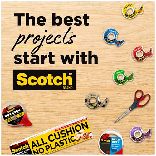 Scotch Magic Tape, 3 Dispensered Rolls, 3/4 x 300 Inches, Clear