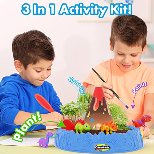 Creative Kids Miracle GRO Dinosaur Garden Kit, Multicolor - style: Dinosaur Garden