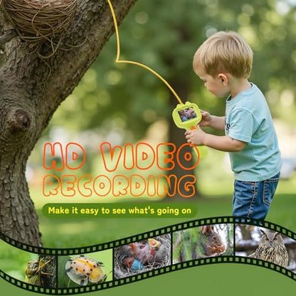 Borescope Camera with Light for Kids Outdoor/Indoor Nature Exploration