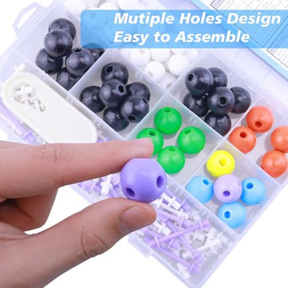 Chemistry Molecular Model Kit (136 Pcs) for Student and Teacher - color: 136pcs Kit