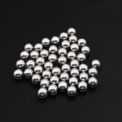 Taiss 620PCS 304 Stainless Steel Precision Balls,Bicycle Bearing Balls Assortment Kit,6 Sizes Steel Balls 1/4" 7/32" 3/16" 5/32" 1/8" 3/32",Precision Steel Ball F-086-620PCS - size: 620PCS