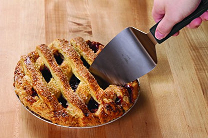 Mercer Culinary Millennia Pie Knife/Server, 5 Inch x 3 Inch Blade, Black Handle - color: Black, size: 5 x 3-Inch Pie Server