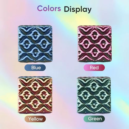 ERYONE Silk Filament PLA+ 1.75mm Shiny 3D Printer Filament, Multicolor PLA 4 in 1, 1kg (2.2LBS)/Spool, HS Silk Quadruple Color Splendid Quartet (Red & Yellow & Blue & Green) - color: Silk Pla+ 4 in 1 Splendid Quartet
