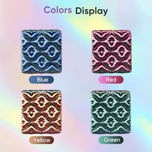 ERYONE Silk Filament PLA+ 1.75mm Shiny 3D Printer Filament, Multicolor PLA 4 in 1, 1kg (2.2LBS)/Spool, HS Silk Quadruple Color Splendid Quartet (Red & Yellow & Blue & Green) - color: Silk Pla+ 4 in 1 Splendid Quartet