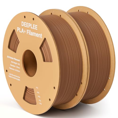 PLA+ 1.75mm 3D Printer Filament 2 Pack 1kg Brown - color: 2*brown