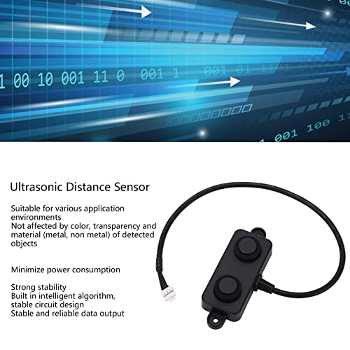 Ultrasonic Distance Sensor, IP67, Intelligent Algorithm, Long Range, Proximity Sensor, Reliable Industrial Grade, for Robot Obstacle Avoidance, Smart Parki