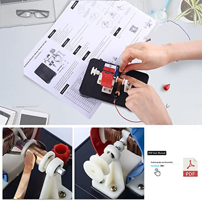 Electric Motor Kit, Icstation DIY Model Motor 3V 6V DC Motors Simple Assemble Kit for Adult
