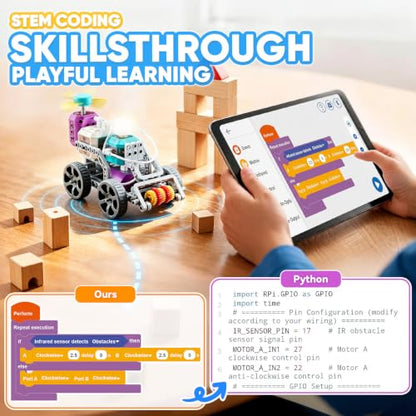 STEM Toys 24-in-1 Circuit Science Experiments Coding Robot for Kids
