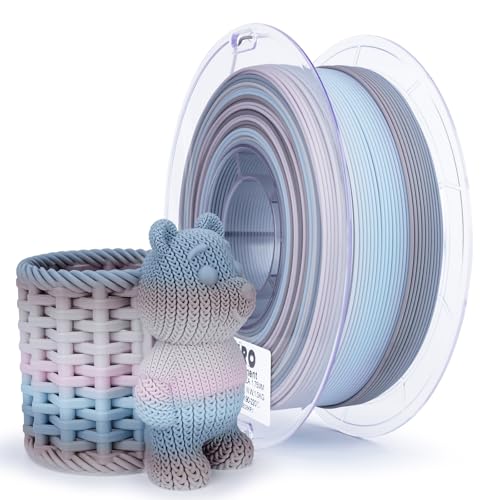 ZIRO 3D Printer Filament, Fast Color Change, Matte PLA 1KG, Drift Feather - color: Drift Feather (Matte)