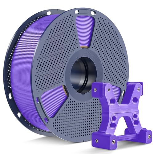 PETG Filament 1.75mm, Ultra Tough, Heat Optimized, Odorless, 1kg(2.2lbs) SUNLU PETG 3D Printer Filament, Dimensional Accuracy +/- 0.02mm, Lavender Purple - color: 1kg - Lavender Purple