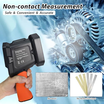 Digital Stroboscope Tachometer, Kethvoz LED Strobe Light 100,000 RPM Meter