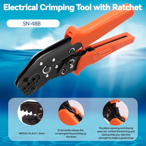 356Pcs 1/2/3/4 Pin Waterproof Electrical Connectors with Crimping Tool - size: 356PCS